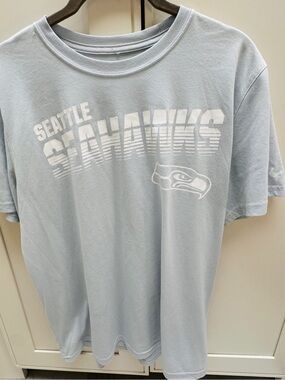 Nike Light Blue Seattle Seahawks Graphic Tee - Men